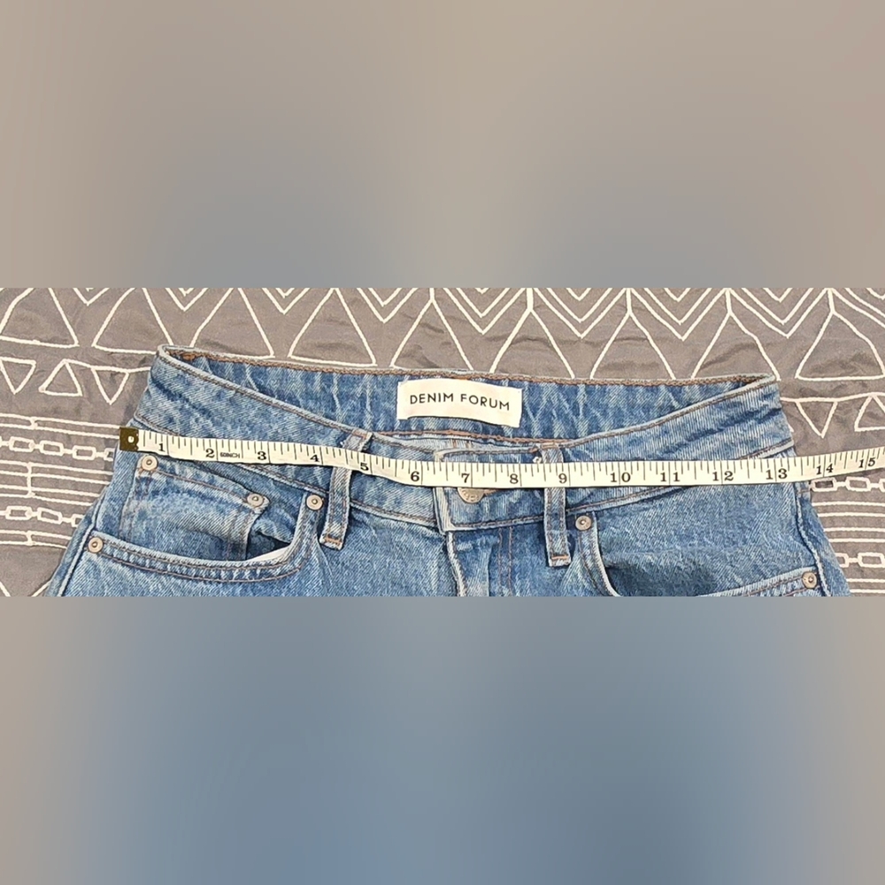 Denim Forum Women's Straight Leg Jeans — Light Blue - Picture 5 of 7